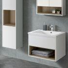 Lucca 50cm Wall-Hung Vanity Unit White