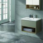 Lucca 60cm Wall-Hung Vanity Unit Taupe