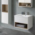 Lucca 60cm Wall-Hung Vanity Unit White