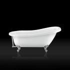 Slipper Traditional White Freestanding Bath 168.5x72.5cm