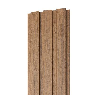 18mm Woodlux Wooden Wall Panel Teak 275x12cm - Alternative Image