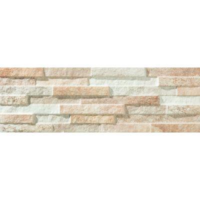 Brickstone Beige Porcelain Wall Tile 52x16cm - Alternative Image