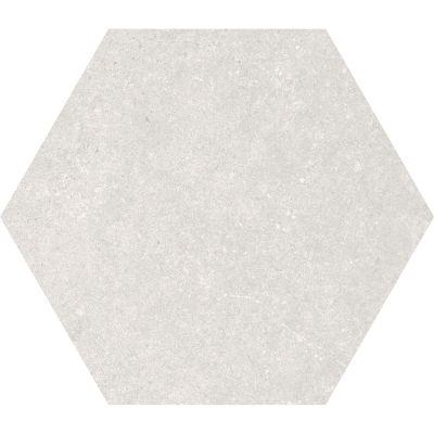 Hexagon Traffic Silver Porcelain Tile 25x22cm - Alternative Image