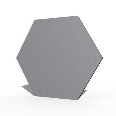 Hexagon Basic Silver Porcelain Tile 25x22cm - Alternative Image