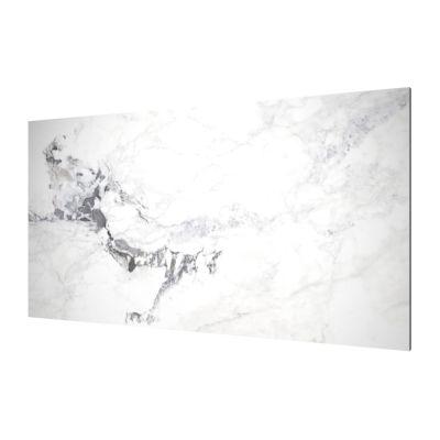 White Jaguar Grande Marble-Effect Porcelain Gloss Tile 120x60cm - Alternative Image
