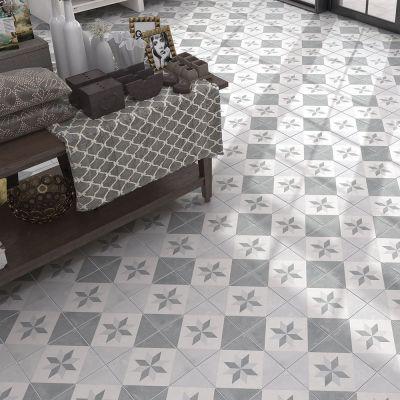 Decor Diamond Pattern Matt Porcelain Floor Tile 20x20cm - Alternative Image