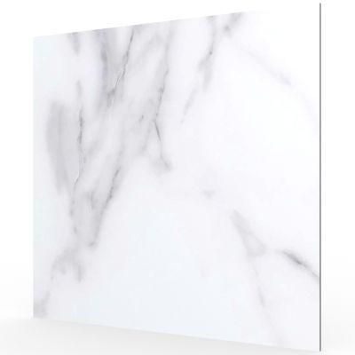 Artistic White Marble-Effect Porcelain Matt Tile 1x1m - Alternative Image