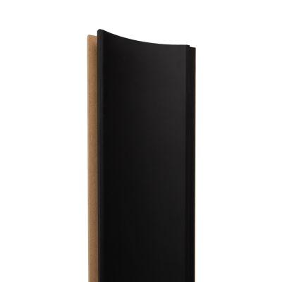 18mm Woodlux Wooden Wall Panel Pearl Black 280x12.8cm - Alternative Image