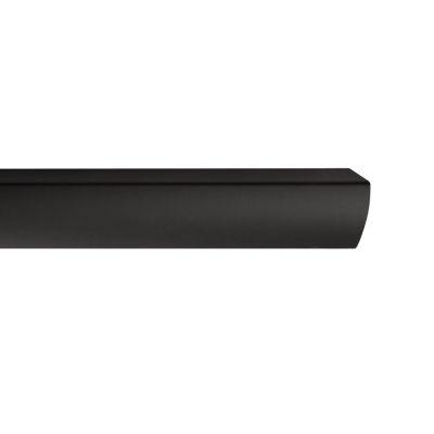 25mm Woodlux Pearl Black Modern Dado Rail 280x3.5cm