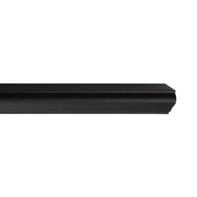 30mm Woodlux Pearl Black Traditional Dado Rail 280x3cm