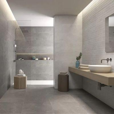 Adria Marble-Effect Ceramic Decor White Wall Tile 30x90cm