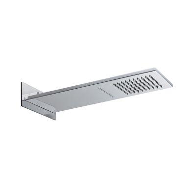 Encore 500mm Wall-Mounted Stainless Steel Dual Flow Head