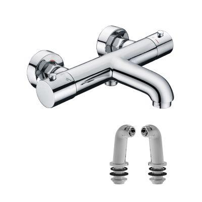 Luca Thermostatic Plus Bath & Shower Mixer (Comes With Legs)