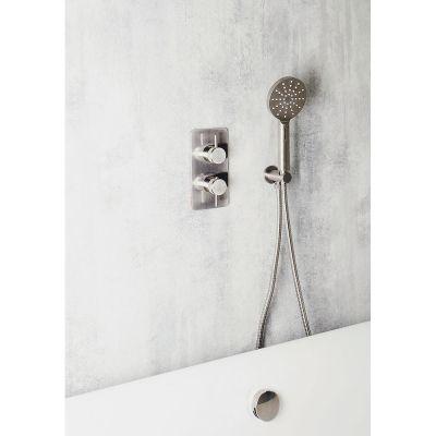 Kyloe Minimal Bath & Shower Kit - Brushed Nickel