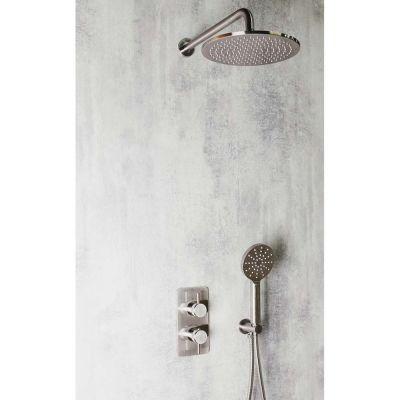 Kyloe Minimal Shower Kit - Brushed Nickel