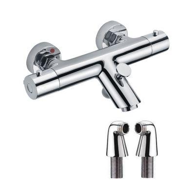 Luca Thermostatic Bath Tap & Shower Mixer (Comes With Legs)