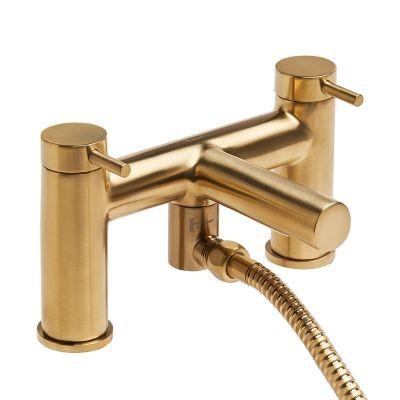 Anthem Brushed Brass Bath Shower Mixer Tap