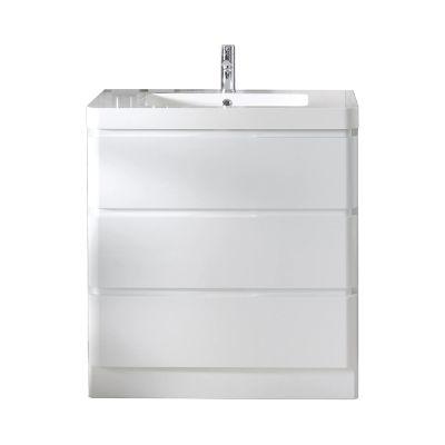 Aurora 80cm Floor-Standing Vanity Unit Gloss White