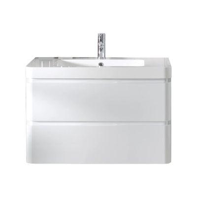 Aurora 80cm Wall-Hung Vanity Unit Gloss White
