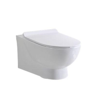 Boston Rimless Wall-Hung Toilet Pan - Including Seat
