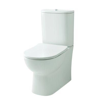 Boston Close Coupled Comfort Height Toilet Pan - Including Seat