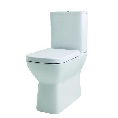 Brooklyn Rimless Open-Back Toilet Pan - Including Seat