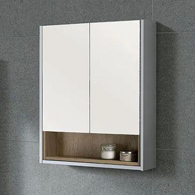 Lucca 60cm Mirror Cabinet Matt Grey