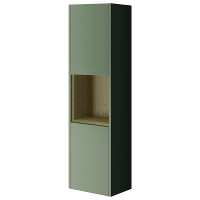 Lucca 140cm Tall Bathroom Cabinet Taupe