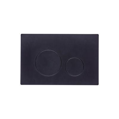 Circles Black Flush Plate 13.7x21cm