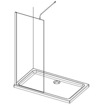 Casanuova Wet Room Extra-Height Support Arm
