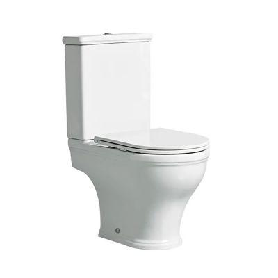 Lansdown Open-Back Close-Coupled Toilet Pan 62cm