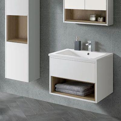 Lucca 60cm Wall-Hung Vanity Unit White - Alternative Image