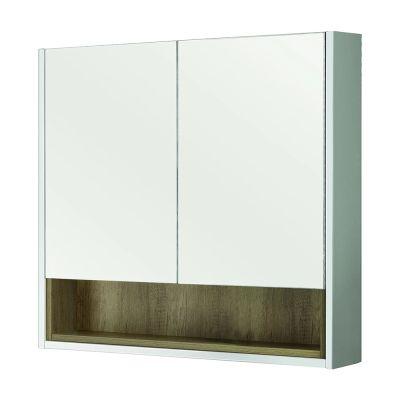 Lucca 80cm Mirror Cabinet White - Alternative Image