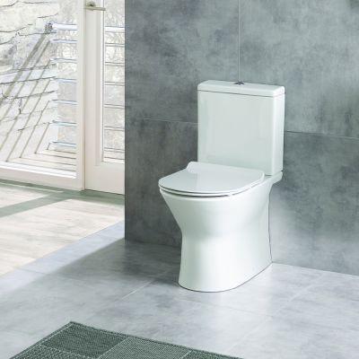 Maria Back-To-Wall Close-Coupled Toilet Pan