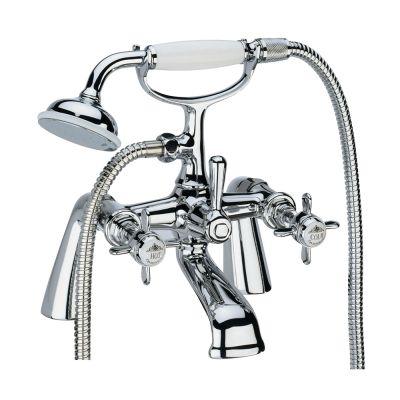 Varsity Chrome Brass Bath Shower Mixer Tap