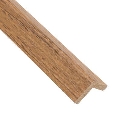 6mm Woodlux Wooden Wall Panel Teak Edge Piece 275x2.5cm