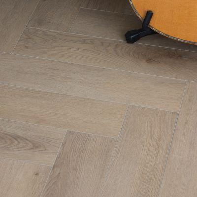 Herringbone LVT Flooring - Eden Oak 60x12.5cm