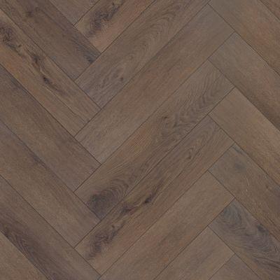 Herringbone LVT Flooring - Belmont Oak 60x12.5cm - Alternative Image