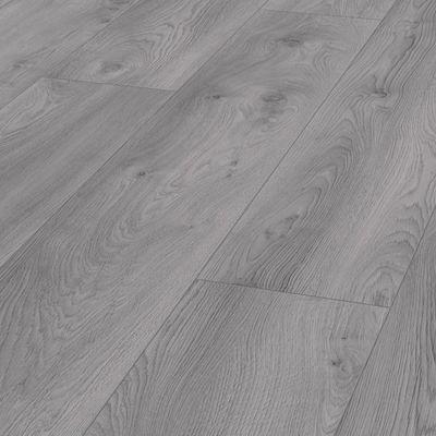 Laminate Flooring - 10mm Mammut Plus AC5 Macro Oak Light Grey (EIR) 185x24mm - Alternative Image