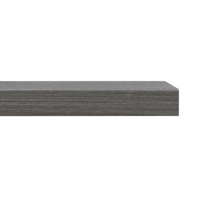 25mm Slat Wall Panel Grey L Shaped Corner 250x2.9cm