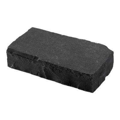 Black Limestone Cobble 4 Sides Sawn Natural 20x10x4cm