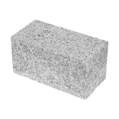 Silver Granite Cobble G603 4 Sides Sawn Bush-Hammered 20x10x10cm