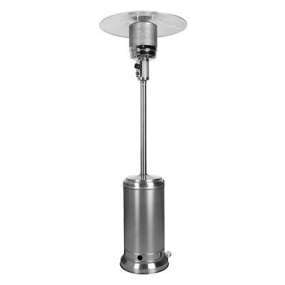 Gas Patio Heater with Regulator / Hose and Cover Stainless Steel 14kW