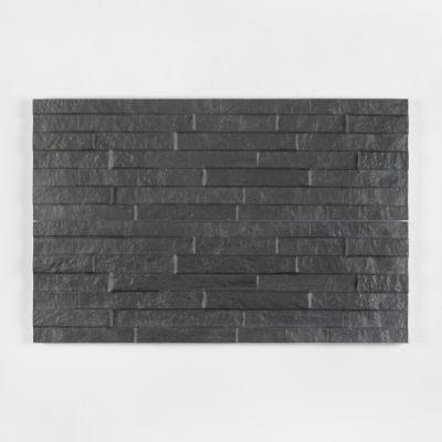 Brickstone Black Porcelain Wall Tile 52x16cm - Alternative Image
