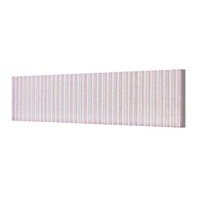 Metro Soldeu Pink Ceramic Textured Gloss Ceramic Wall Tile 30x7.5cm - Alternative Image