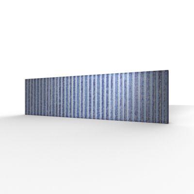 Soldeu Blue Ceramic Textured Gloss Tile 30x7.5cm - Alternative Image