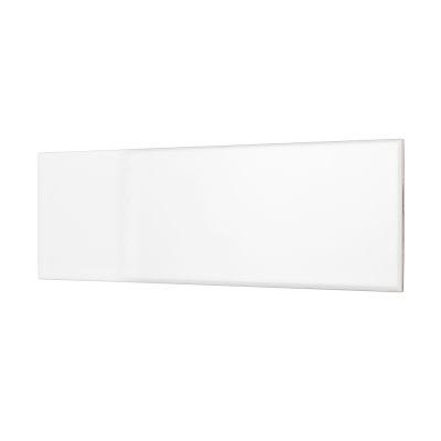 Metro XL White Flat Ceramic Gloss Tile 30x10cm - Alternative Image