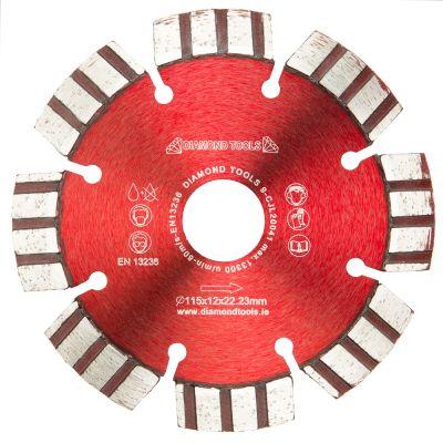 Double-Sided Brazed Grinding/Cutting Blade M14 115mm