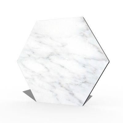 Hexagon Carrara Porcelain Tile 25x22cm - Alternative Image