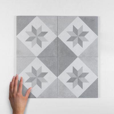 Decor Diamond Pattern Matt Porcelain Floor Tile 20x20cm